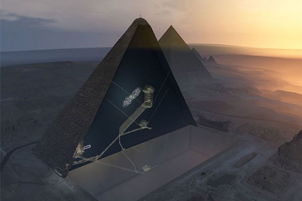 тайная комната в пирамиде Хеопса