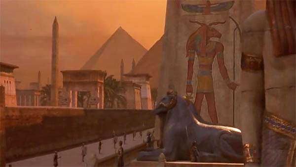 Древний Египет, пирамида, сфинкс