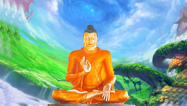 Будда медитирует