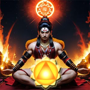 индийский йог медитирует