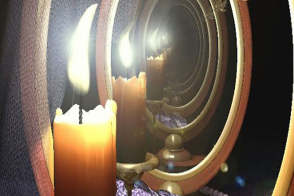 гадание с зеркалом и свечой