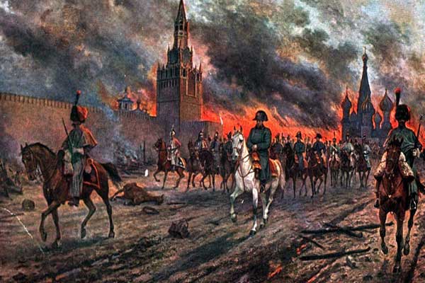 Наполеон захватывает Москву