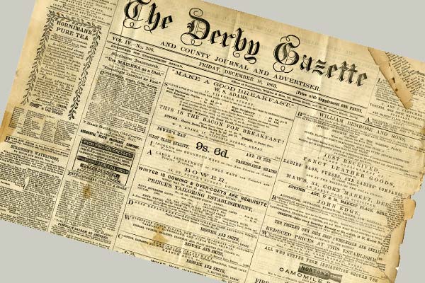 Старая газета, раритет