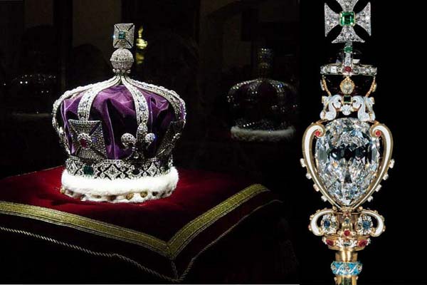 английская корона и самый крупный в мире бриллиант