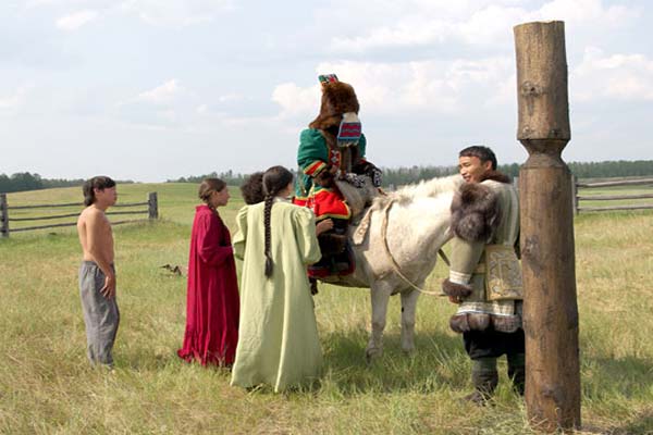 якутский жених на коне