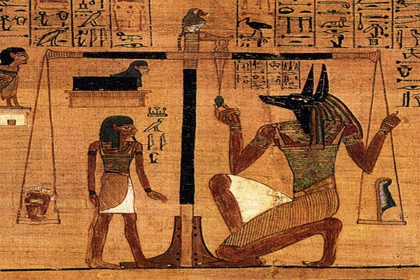 древнеегипетская фреска, Анубис