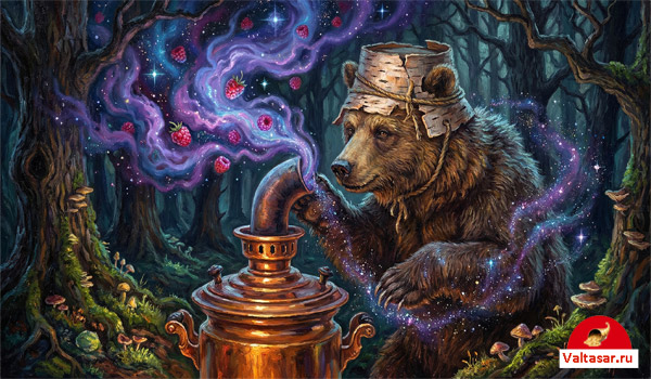 медведь и самовар