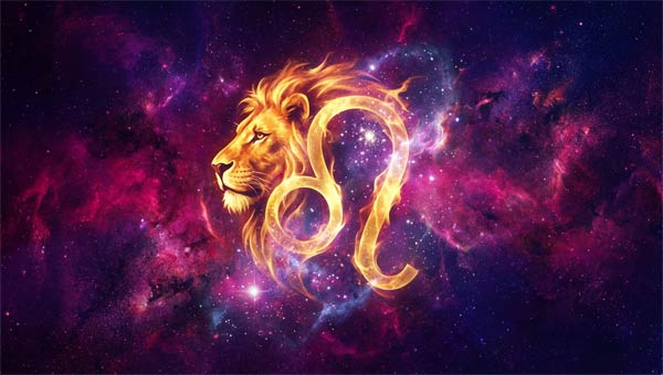 созвездие Лев на фоне звёздного неба