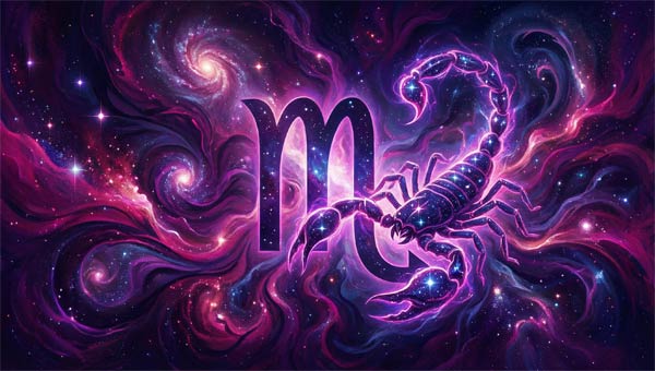 созвездие Скорпион на фоне неба