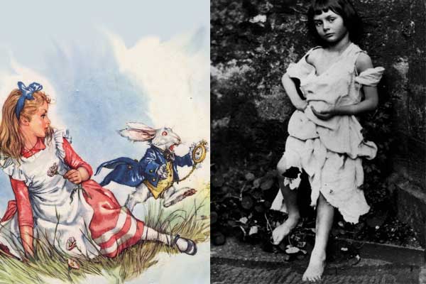 иллюстрация из книги "Алиса в стране Чудес"