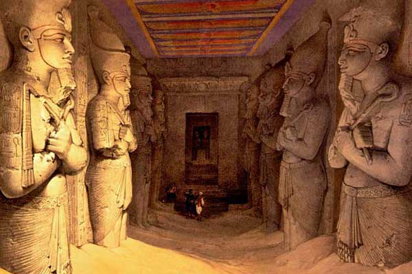 внутри гробницы фараона