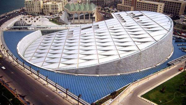 новое здание библиотеки Александрии