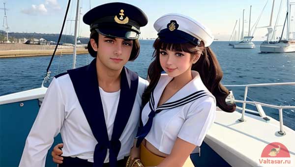 морячка и моряк