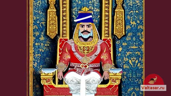 султан на троне