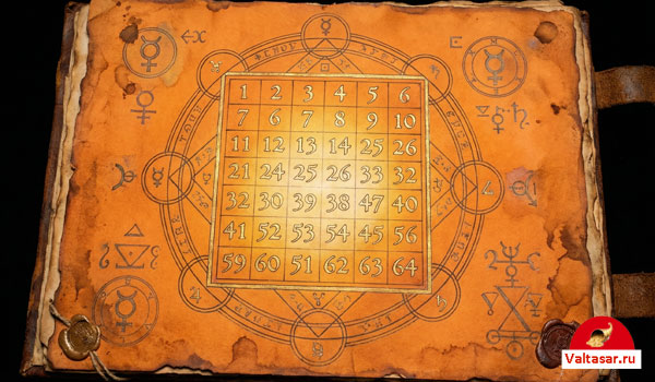 Камея, магический квадрат Меркурия