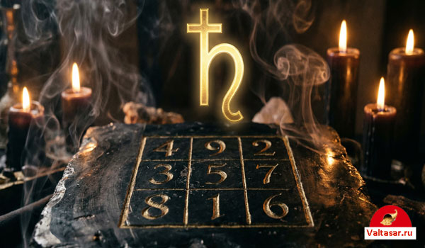 Камея и глиф Сатурна