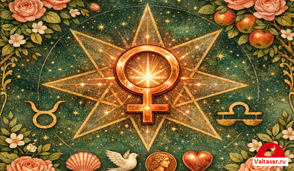 знак Венеры Тельца и Весов