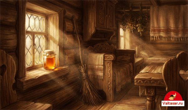 метла в горнице